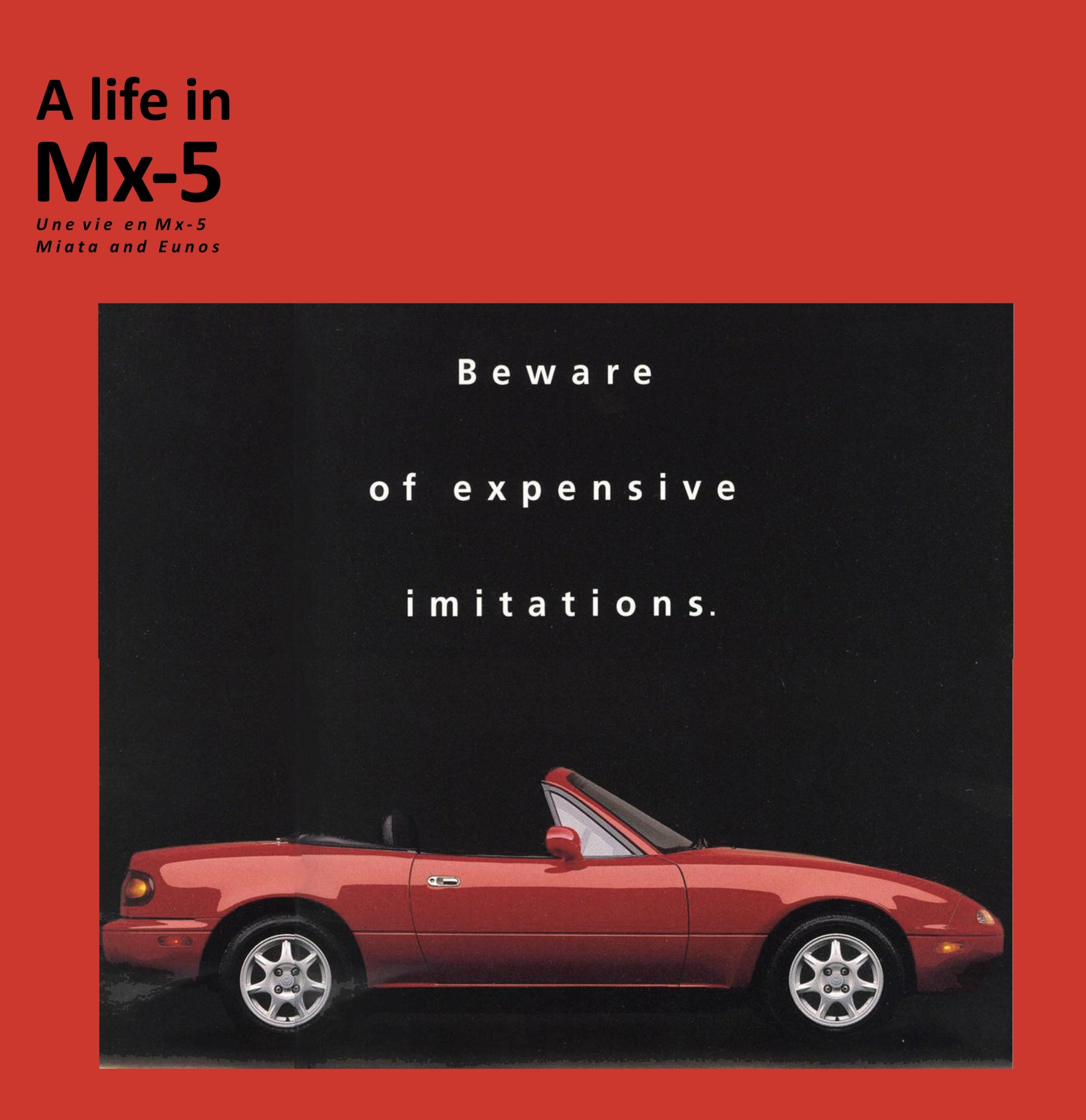 Couverture livre mx5 A Life In MX-5 Une vie en mx5 